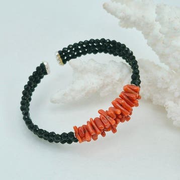 Koraal - Zilver, Zonder reservering - Armband - CORALLO