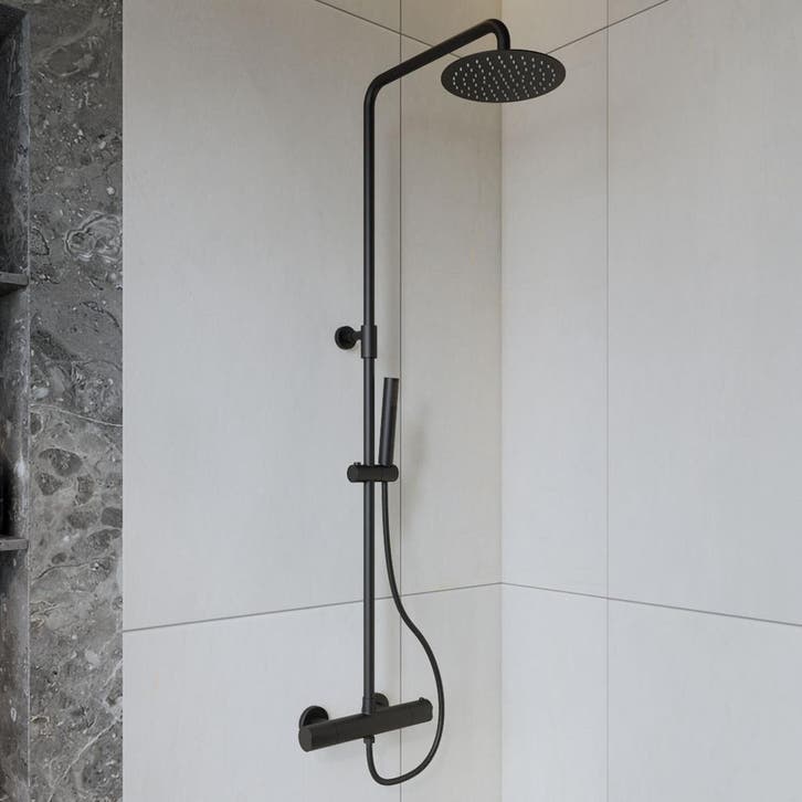 BWS Regendouche | Lusso | Hoofddouche 20cm Rond | met, Doe-het-zelf en Bouw, Sanitair, Kraan, Nieuw, Ophalen of Verzenden