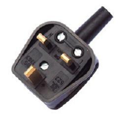 Ratio Electric UK Plug 13A Noir - 70404, Verzenden