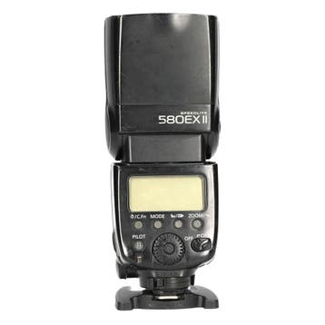 Canon Speedlite 580 EX II met garantie, Ophalen of Verzenden, Gebruikt