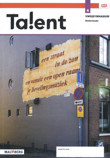 Ta!ent - MAX / 4 vwo/gymnasium Nederlands jaarkatern, Verzenden, Gelezen