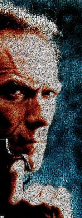 Crypto Clint Eastwood IV - Format XL 60x80 - Clint Eastwood