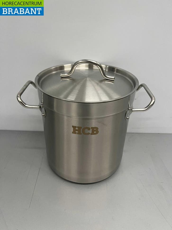 RVS Soeppan Kookpan Pan Inductie 20 x 20 cm 6 liter Horeca, Zakelijke goederen, Horeca | Keukenapparatuur, Ophalen of Verzenden