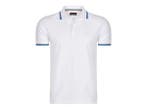 Veiling - Cappuccino Italia Polo Applique Pique - Wit - XXL, Kleding | Heren, T-shirts, Nieuw