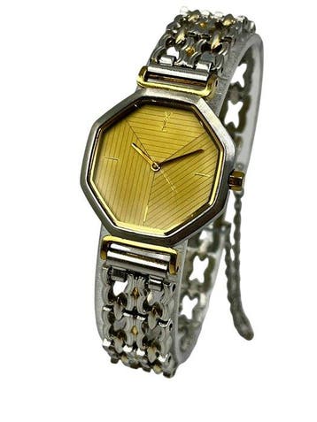 Yves Saint Laurent - Vintage Lady Quartz – Gold Dial – Two, Nieuw