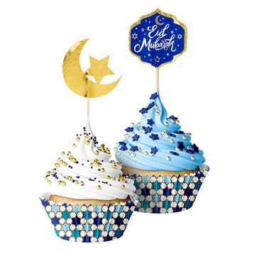 Ramadan Cocktailprikkers Eid Mubarak 40 delig, Verzenden, Nieuw