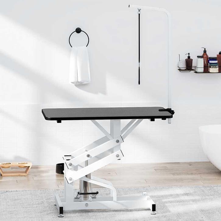 vidaXL Hydraulisch verstelbare trimtafel met aanlijnoptie, Dieren en Toebehoren, Overige Dieren-accessoires, Nieuw, Verzenden