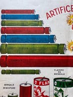 Anonyme - Planche de catalogue des artifices Ruggieri