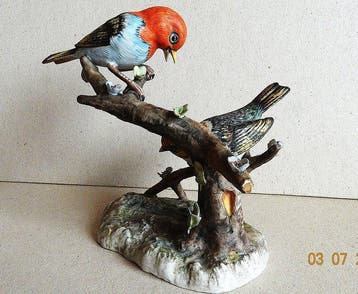 sculptuur, Vista Alegre - 14 cm - Biscuit porselein