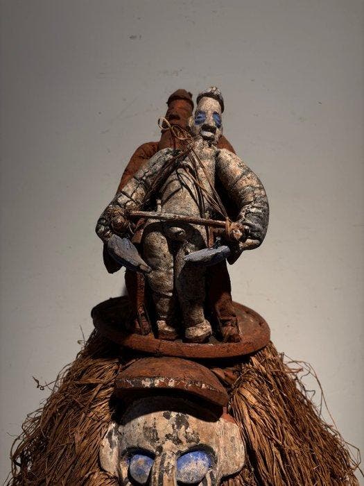Dansmasker - Yaka - Congo, Antiek en Kunst, Kunst | Niet-Westerse kunst