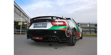 FOX Fiat 124 Spider Abarth einddemper dwars uitgang rechts/l, Verzenden, Nieuw