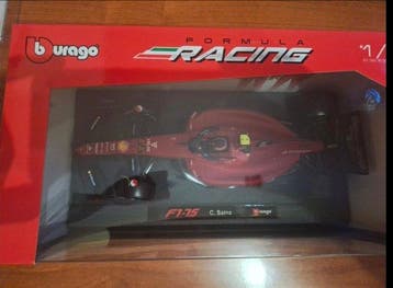 Bburago 1:18 - Modelauto - Ferrari F1-75 (Carlos Sainz), Nieuw