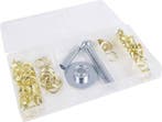 2dekans | Toolland Assortiment zeilringen, 130-delig,, Bricolage & Construction, Ophalen of Verzenden