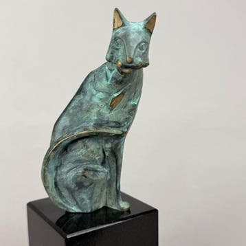 Robert Dyrcz - „The cat II „ - bronze