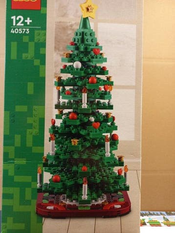 Lego Set - 40573 (2022 Kerstboom), 40700 (2024 kersttrein)