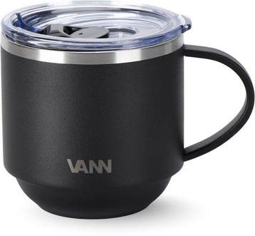 Koffiemok met Oor 330ml – Merk VANN RVS ...Nieuw !!, Verzenden, Nieuw