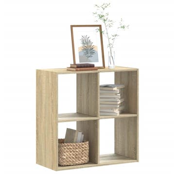 vidaXL Boekenkast 68,5x32x68,5 cm bewerkt hout sonoma, Verzenden