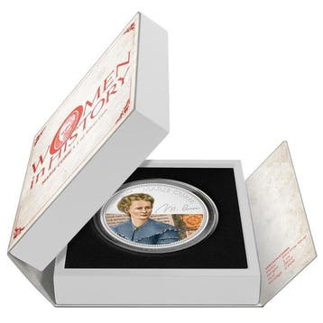Niue. 2 Dollars 2022 Women in History - Marie Curie, 1 Oz