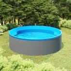 vidaXL Splasher pool 350x90 cm grijs, Verzenden, Nieuw