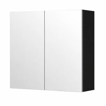 SALE - Rova 80 x 60 - Mat zwart - Spiegelkast -, Huis en Inrichting, Ophalen of Verzenden, Nieuw