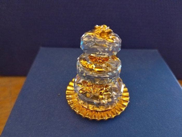 Swarovski - Figurine - Wedding Cake -235249 - Box +, Antiquités & Art, Curiosités & Brocante