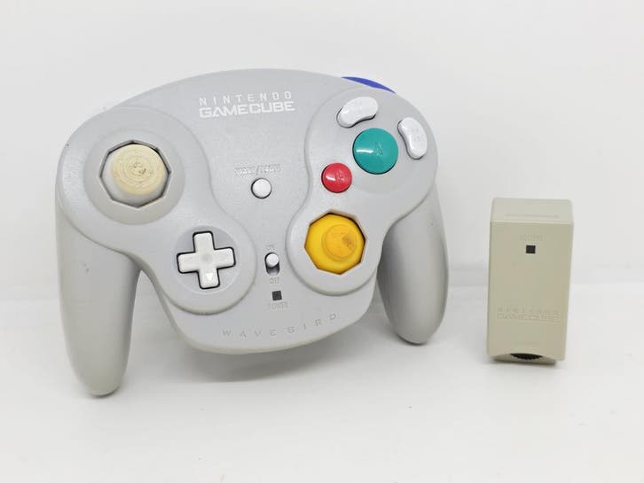 Nintendo Gamecube - Controller - Wavebird - Grey (1), Games en Spelcomputers, Spelcomputers | Nintendo GameCube, Gebruikt, Verzenden