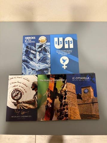 Malta. 2 Euro 2021/2024 (5 coincards) (Zonder minimumprijs)