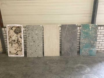 Veiling - Vloertegel set 60x120cm 5-delig, Doe-het-zelf en Bouw, Tegels, Nieuw