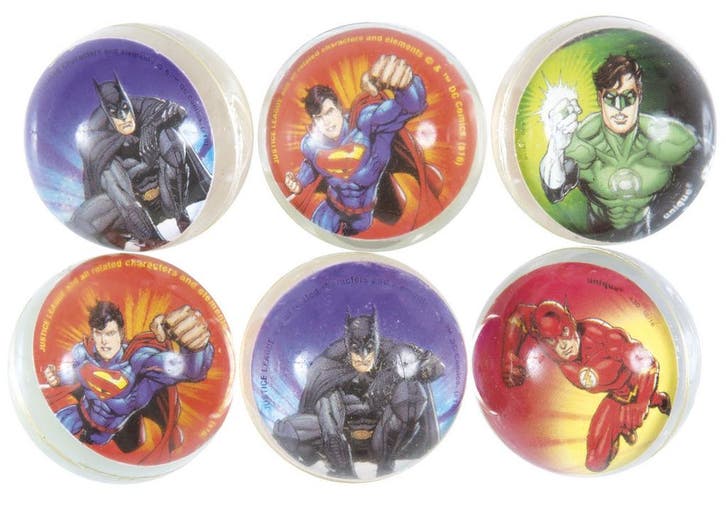 Justice League Stuiterballen 3cm 6st, Hobby & Loisirs créatifs, Articles de fête, Envoi