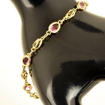 Bracelet - 18 carats Or jaune Topaze