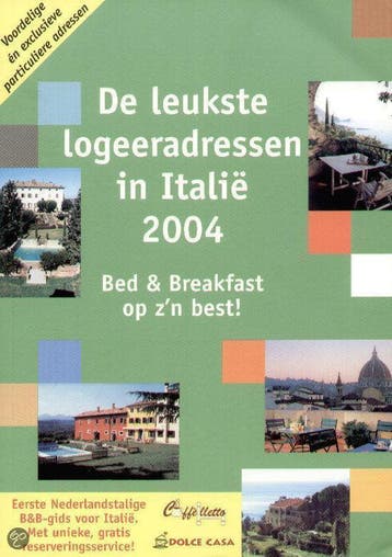 De Leukste Logeeradressen In Italie, Boeken, Reisgidsen, Verzenden, Nieuw