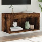 vidaXL Tv-meubel met LED-verlichting 60x30x30 cm gerookt, Verzenden, Nieuw
