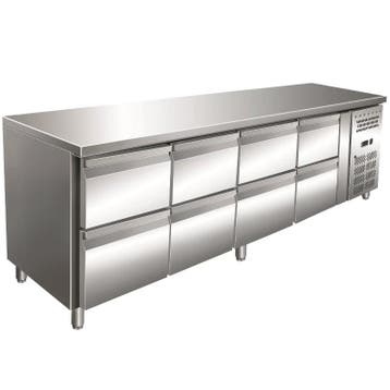 Koelwerkbank | 616L | 8 Laden (1/1 GN) | +2°C/+8°C |, Zakelijke goederen, Verzenden, Nieuw in verpakking