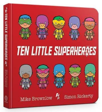 Ten little superheroes 9781408354384 Mike Brownlow, Verzenden, Mike Brownlow
