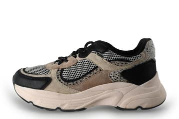 Poelman Sneakers in maat 38 Beige, Kleding | Dames, Poelman, Verzenden, Beige, Zo goed als nieuw