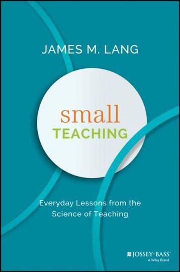 Small Teaching 9781118944493 James Lang, Verzenden, Zo goed als nieuw, James Lang