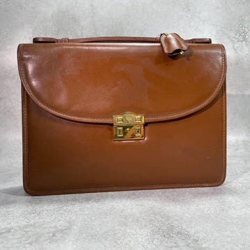 Gucci - Brown Leather Handbag - Sac à main