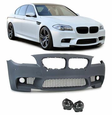 EVO M5 Voorbumper + Mistlampen BMW 5 Serie F10 F11 B2355