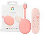 Google Chromecast met Google TV (4K) Sunrise Pink in Doos, Audio, Tv en Foto, Mediaspelers, Ophalen of Verzenden, Zo goed als nieuw