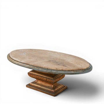 Table basse - Talha Dourada, Marbre - Style néoclassique