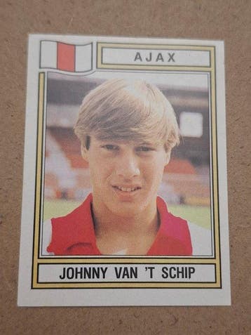 Panini Voetbal 83 - Rookie John van t Schip + Johan Cruijff, Nieuw