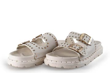 Buffalo Sandalen in maat 39 Beige, Kleding | Dames, Verzenden, Beige, Sandalen of Muiltjes, Zo goed als nieuw