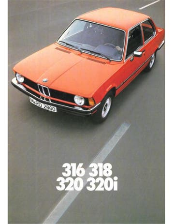 1976 BMW 3 SERIE BROCHURE NEDERLANDS, Nieuw