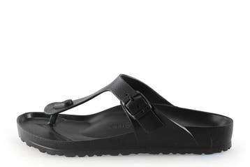 Birkenstock Slippers in maat 43 Zwart, Kleding | Dames, Slippers, Verzenden, Zwart, Zo goed als nieuw