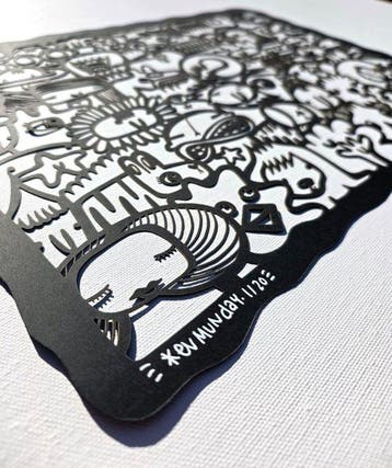 Kev Munday - We Are All Connected (Black) - Limited Edition
