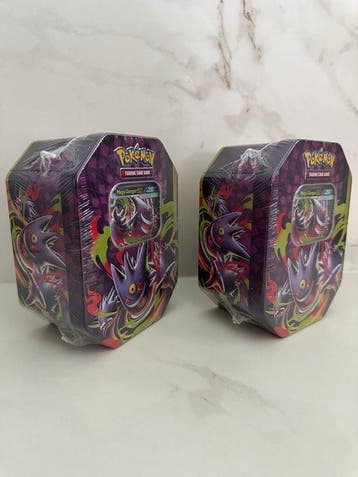 Pokémon - 2 Box - Mega Evolution: 2x Mega Gengar ex Tin -, Nieuw