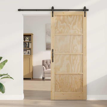 vidaXL Interne Deur 86 x 211 cm Multiplex Naturel, Doe-het-zelf en Bouw, Deuren en Vliegenramen, Verzenden, Nieuw