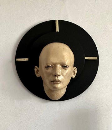 Aga Koncka - Secular Halo - Wall Ceramic Sculpture
