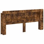 vidaXL Hoofdeinde Kast met opslag Gerookt eiken, Verzenden