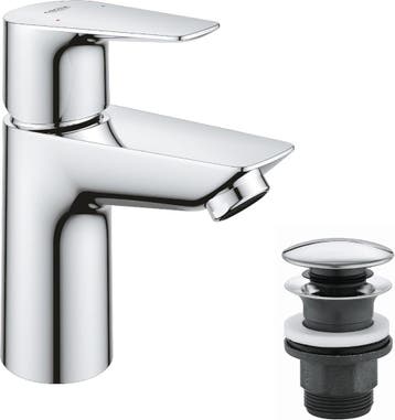 GROHE Wastafelkraan + Pop-up, Tweede kansje: OP = OP, Doe-het-zelf en Bouw, Verzenden, Zo goed als nieuw, Chroom, Kraan